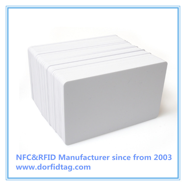 MIFARE PLUS X 2K card factory, 4 BYTE UID card supplier, buy white gloss PVC card 